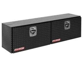 Weather Guard 64.25 Inch Super Hi-Side Aluminum Gloss Black Truck Tool Box 10.8 Cubic Foot