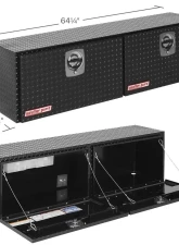 Weather Guard 64.25 Inch Super Hi-Side Aluminum Gloss Black Truck Tool Box 10.8 Cubic Foot                                     - 365-5-02 - Image 2