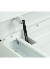 Weather Guard Saddle Box, Steel, Full Extra Wide, White, 15.5 cu ft                                     - 116-3-04 - Image 4