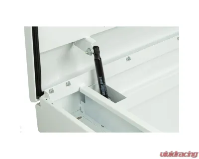 Weather Guard Saddle Box, Steel, Full Extra Wide, White, 15.5 cu ft - 116-3-04