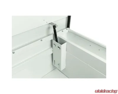 Weather Guard Saddle Box, Steel, Full Extra Wide, White, 15.5 cu ft - 116-3-04