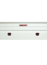 Weather Guard Saddle Box, Steel, Full Extra Wide, White, 15.5 cu ft                                     - 116-3-04 - Image 10