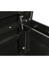 Weather Guard Saddle Box, Steel, Full Extra Wide, Gloss Black, 15.5 cu ft                                     - 116-5-04 - Image 5