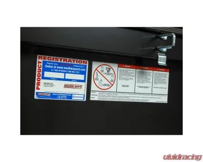 Weather Guard Saddle Box, Steel, Full Extra Wide, Gloss Black, 15.5 cu ft - 116-5-04