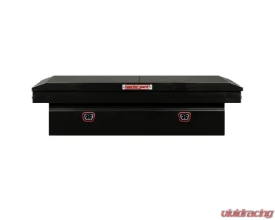 Weather Guard Saddle Box, Steel, Full Extra Wide, Gloss Black, 15.5 cu ft - 116-5-04
