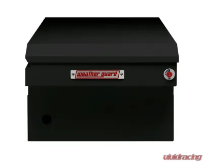 Weather Guard Saddle Box, Steel, Full Extra Wide, Gloss Black, 15.5 cu ft - 116-5-04