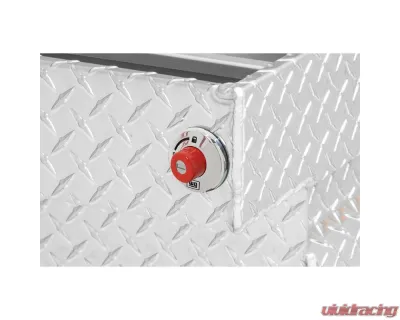 Weather Guard Saddle Box, Aluminum, Full Extra Wide, Clear, 15.5 cu ft - 117-0-04