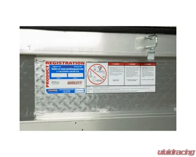 Weather Guard Saddle Box, Aluminum, Full Extra Wide, Clear, 15.5 cu ft - 117-0-04