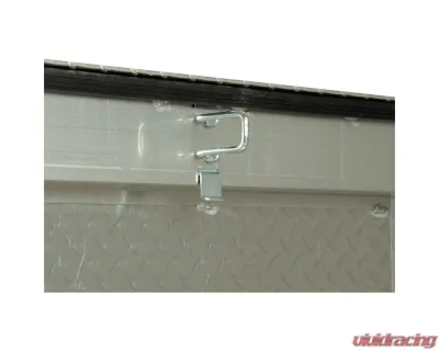 Weather Guard Saddle Box, Aluminum, Full Extra Wide, Clear, 15.5 cu ft - 117-0-04