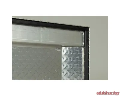 Weather Guard Saddle Box, Aluminum, Full Extra Wide, Clear, 15.5 cu ft - 117-0-04