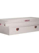 Weather Guard Saddle Box, Aluminum, Full Extra Wide, Clear, 15.5 cu ft                                     - 117-0-04 - Image 14