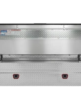Weather Guard Saddle Box, Aluminum, Full Extra Wide, Clear, 15.5 cu ft                                     - 117-0-04 - Image 12
