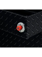 Weather Guard Saddle Box, Aluminum, Full Extra Wide, Gloss Black, 15.5 cu ft                                     - 117-5-04 - Image 4