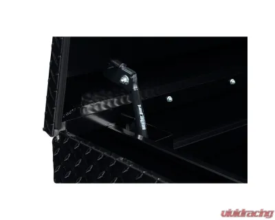 Weather Guard Saddle Box, Aluminum, Full Extra Wide, Gloss Black, 15.5 cu ft - 117-5-04