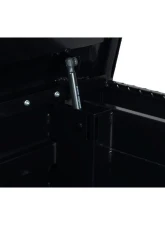 Weather Guard Saddle Box, Aluminum, Full Extra Wide, Gloss Black, 15.5 cu ft                                     - 117-5-04 - Image 6