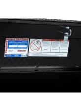 Weather Guard Saddle Box, Aluminum, Full Extra Wide, Gloss Black, 15.5 cu ft                                     - 117-5-04 - Image 7