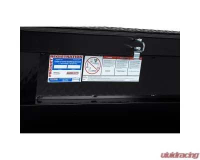 Weather Guard Saddle Box, Aluminum, Full Extra Wide, Gloss Black, 15.5 cu ft - 117-5-04