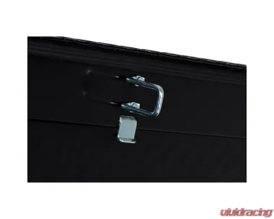 Weather Guard Saddle Box, Aluminum, Full Extra Wide, Gloss Black, 15.5 cu ft - 117-5-04