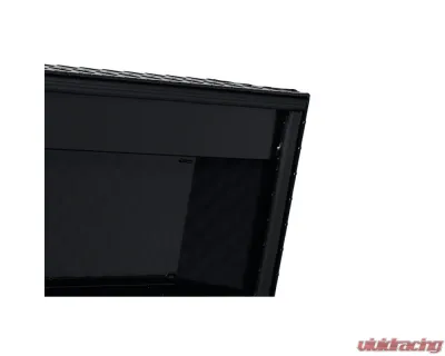 Weather Guard Saddle Box, Aluminum, Full Extra Wide, Gloss Black, 15.5 cu ft - 117-5-04