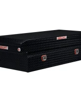 Weather Guard Saddle Box, Aluminum, Full Extra Wide, Gloss Black, 15.5 cu ft                                     - 117-5-04 - Image 14