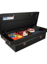 Weather Guard Saddle Box, Aluminum, Full Extra Wide, Textured Matte Black, 15.5 cu ft                                     - 117-52-04 - Image 5