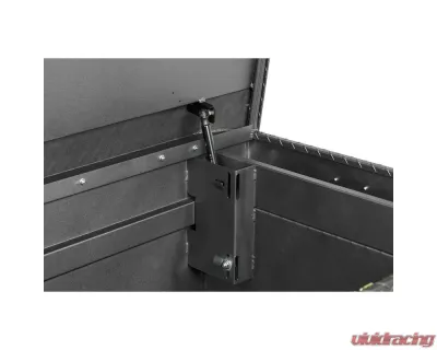 Weather Guard Saddle Box, Aluminum, Full Extra Wide, Textured Matte Black, 15.5 cu ft - 117-52-04