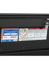 Weather Guard Saddle Box, Aluminum, Full Extra Wide, Textured Matte Black, 15.5 cu ft                                     - 117-52-04 - Image 4