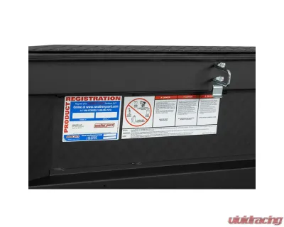 Weather Guard Saddle Box, Aluminum, Full Extra Wide, Textured Matte Black, 15.5 cu ft - 117-52-04