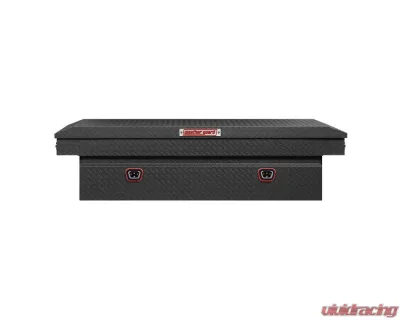 Weather Guard Saddle Box, Aluminum, Full Extra Wide, Textured Matte Black, 15.5 cu ft - 117-52-04