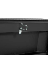 Weather Guard Saddle Box, Aluminum, Full Extra Wide, Textured Matte Black, 15.5 cu ft                                     - 117-52-04 - Image 9