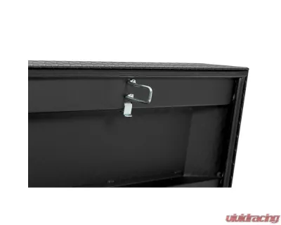 Weather Guard Saddle Box, Aluminum, Full Extra Wide, Textured Matte Black, 15.5 cu ft - 117-52-04
