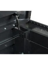 Weather Guard Saddle Box, Aluminum, Full Extra Wide, Gunmetal Gray, 15.5 cu ft                                     - 117-6-04 - Image 4