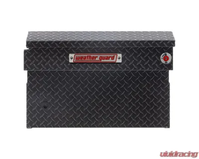 Weather Guard Saddle Box, Aluminum, Full Extra Wide, Gunmetal Gray, 15.5 cu ft - 117-6-04