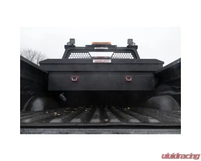 Weather Guard Saddle Box, Aluminum, Full Standard, Textured Matte Black, 11.0 cu ft - 127-52-04