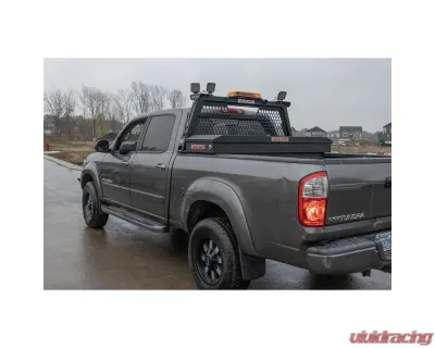 Weather Guard Saddle Box, Aluminum, Full Standard, Textured Matte Black, 11.0 cu ft - 127-52-04