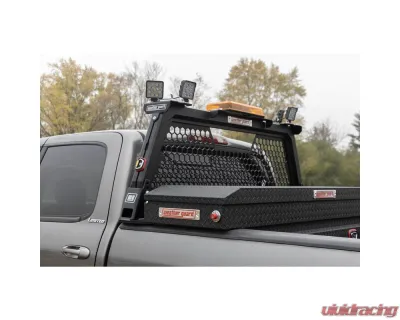 Weather Guard Saddle Box, Aluminum, Full Standard, Textured Matte Black, 11.0 cu ft - 127-52-04