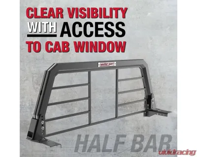 Weather Guard Half Bar Aluminum Headache Rack - 11908-52-01