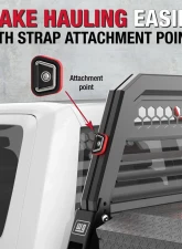 Weather Guard Half Bar Aluminum Headache Rack                                     - 11908-52-01 - Image 6