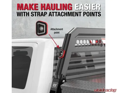 Weather Guard Half Bar Aluminum Headache Rack - 11908-52-01