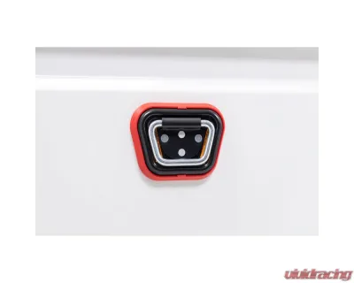 Weather Guard Saddle Box, Steel, Full Low Profile, White, 11.0 cu ft - 120-3-04