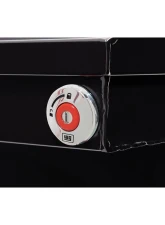 Weather Guard Saddle Box, Steel, Full Low Profile, Gloss Black, 11.0 cu ft                                     - 120-5-04 - Image 4