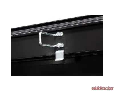 Weather Guard Saddle Box, Steel, Full Low Profile, Gloss Black, 11.0 cu ft - 120-5-04