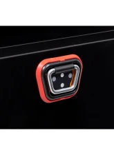 Weather Guard Saddle Box, Steel, Full Low Profile, Gloss Black, 11.0 cu ft                                     - 120-5-04 - Image 10