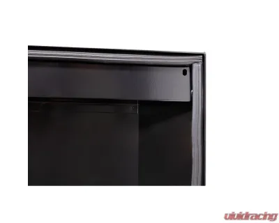 Weather Guard Saddle Box, Steel, Full Low Profile, Gloss Black, 11.0 cu ft - 120-5-04