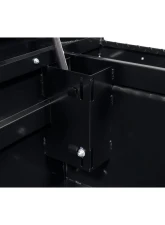 Weather Guard Saddle Box, Aluminum, Full Low Profile, Gloss Black, 11.0 cu ft                                     - 121-5-04 - Image 5