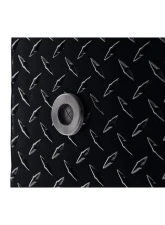 Weather Guard Saddle Box, Aluminum, Full Low Profile, Gloss Black, 11.0 cu ft                                     - 121-5-04 - Image 7