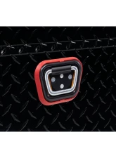 Weather Guard Saddle Box, Aluminum, Full Low Profile, Gloss Black, 11.0 cu ft                                     - 121-5-04 - Image 9