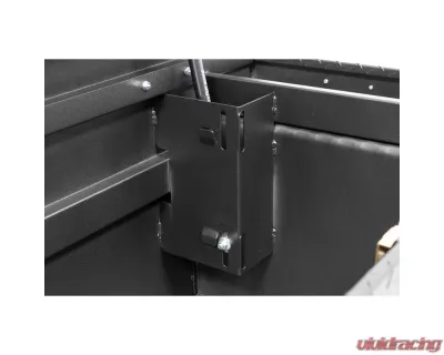 Weather Guard Saddle Box, Aluminum, Full Low Profile, Textured Matte Black, 11.0 cu ft - 121-52-04