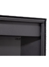 Weather Guard Saddle Box, Aluminum, Full Low Profile, Textured Matte Black, 11.0 cu ft                                     - 121-52-04 - Image 5