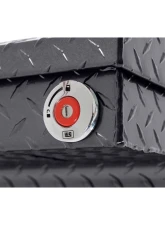 Weather Guard Saddle Box, Aluminum, Full Low Profile, Gunmetal Gray, 11.0 cu ft                                     - 121-6-04 - Image 4